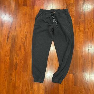 weatherproof Men's Grey and Black Joggers